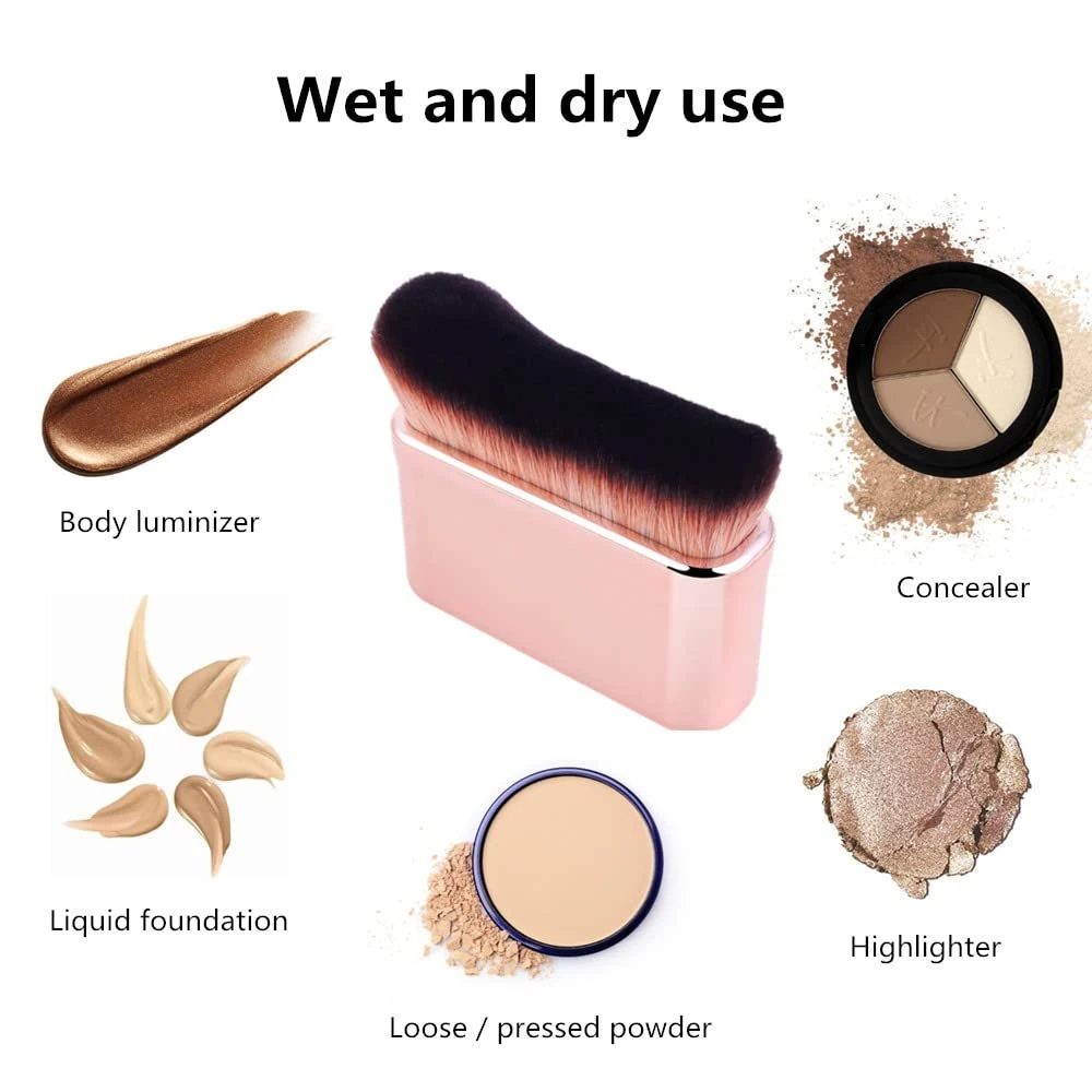 Aixin Professional Body Makeup Brush Natural Self Tan Brush Private Label Natural Tanning Body Brush