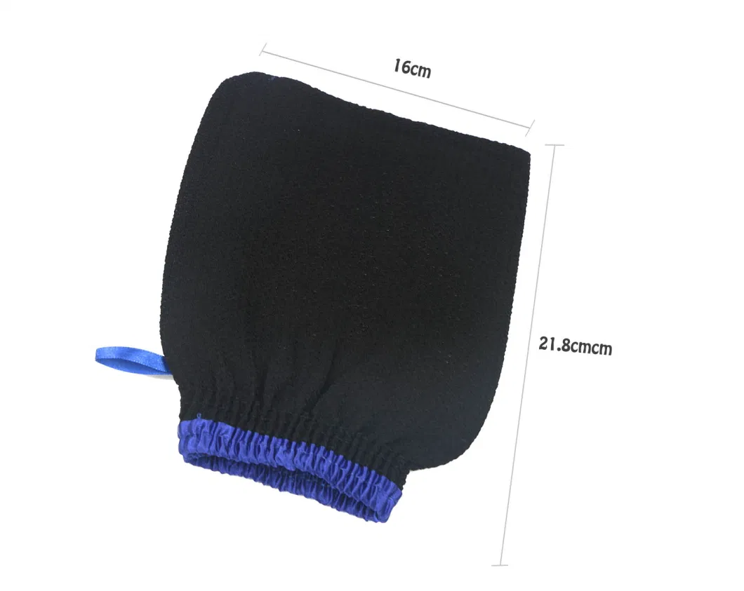 Biodegradable Viscose Fibre Exfoliating Mitt SPA Body Cleaning Glove Viscose Fibre Clean Exfoliation Scrubbing Mitt